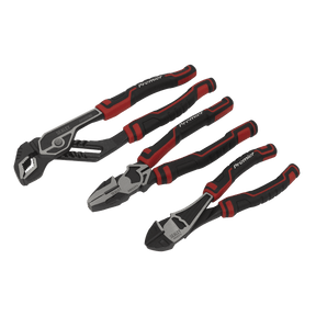 Sealey AK8377 Pliers Set High Leverage 3pc - AK8377 - Sealey Tools UK - Trade Counter Direct