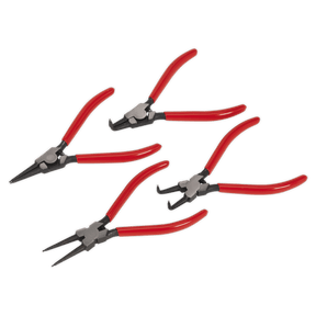 Sealey AK8454 Circlip Pliers Set 4pc 180mm - AK8454 - Sealey Tools UK - Trade Counter Direct