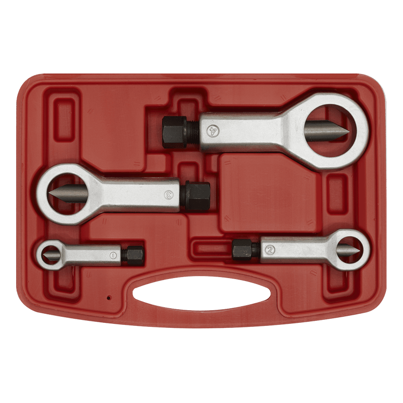 Sealey AK85 Nut Splitter Set 4pc - AK85 - Sealey Tools UK - Trade Counter Direct