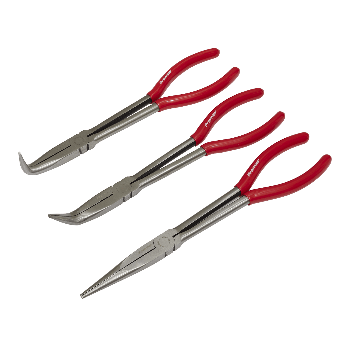 Sealey AK8568 Needle Nose Pliers Set 3pc 280mm - AK8568 - Sealey Tools UK - Trade Counter Direct