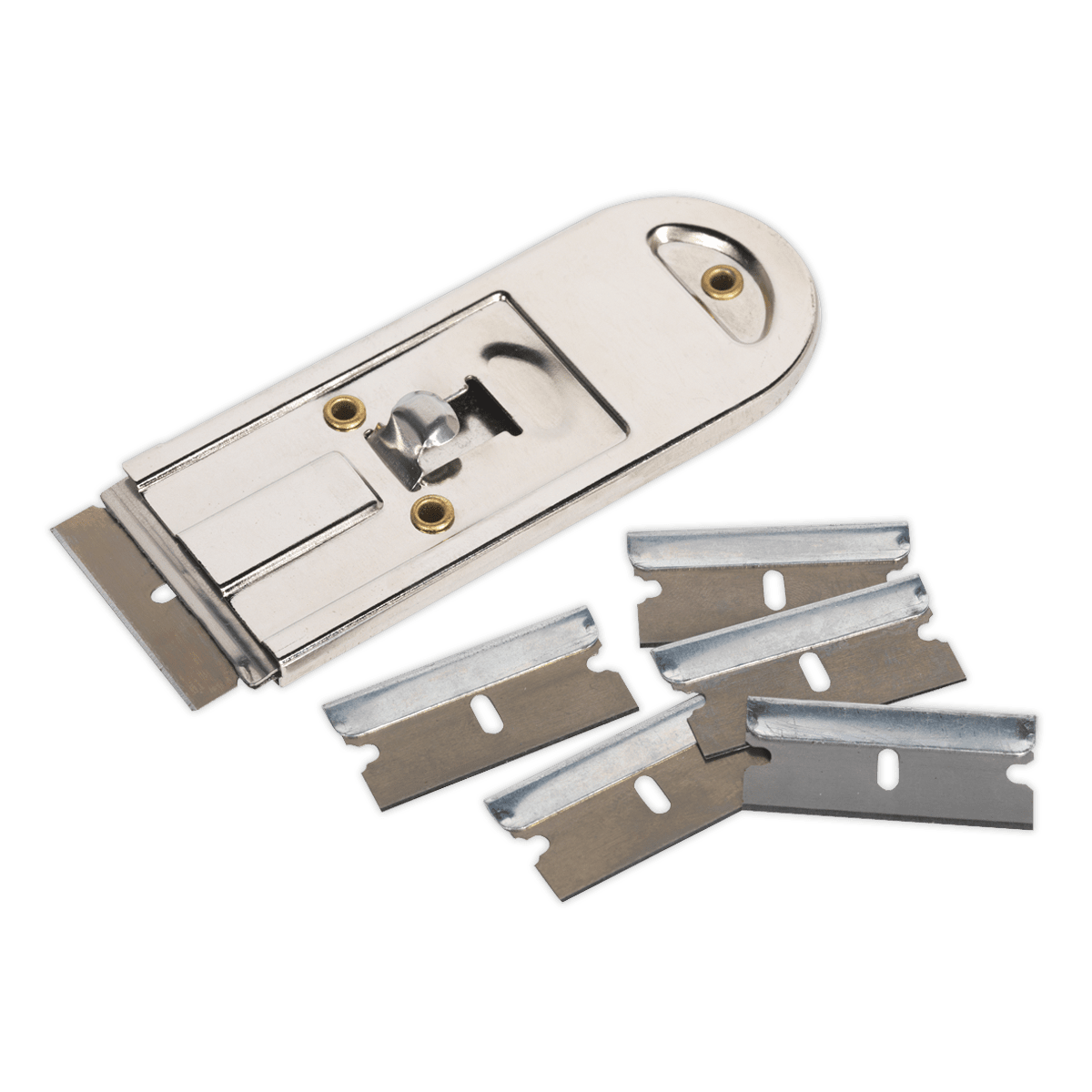 Sealey AK867 Retracting Razor Scraper with Blades - AK867 - Sealey Tools UK - Trade Counter Direct
