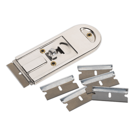Sealey AK867 Retracting Razor Scraper with Blades - AK867 - Sealey Tools UK - Trade Counter Direct