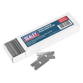 Sealey AK867B100 Razor Scraper Blade Pack of 100 - AK867B100 - Sealey Tools UK - Trade Counter Direct