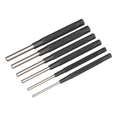 Sealey AK9123 Parallel Pin Punch Set 6pc - AK9123 - Sealey Tools UK - Trade Counter Direct