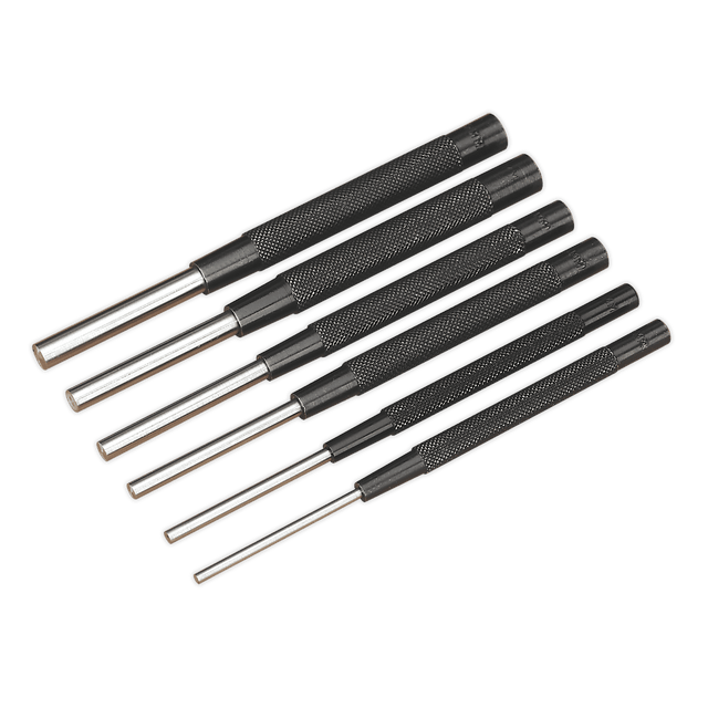 Sealey AK9123 Parallel Pin Punch Set 6pc - AK9123 - Sealey Tools UK - Trade Counter Direct