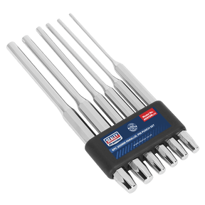 Sealey AK9128L Parallel Pin Punch Set 6pc 200mm - AK9128L - Sealey Tools UK - Trade Counter Direct