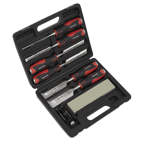 Sealey AK9240 Hammer - Thru Wood Chisel 8pc Set - AK9240 - Sealey Tools UK - Trade Counter Direct