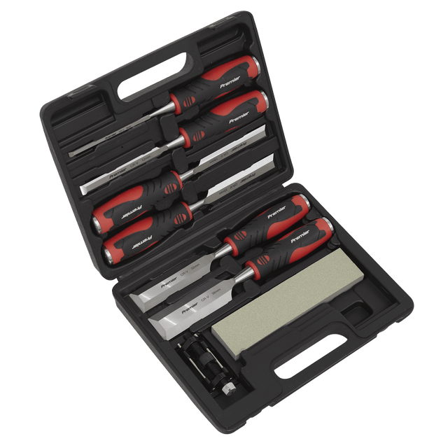 Sealey AK9240 Hammer - Thru Wood Chisel 8pc Set - AK9240 - Sealey Tools UK - Trade Counter Direct