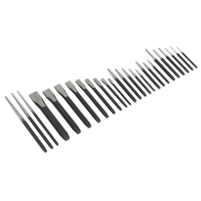 Sealey AK9298 Punch & Chisel Set 26pc - AK9298 - Sealey Tools UK - Trade Counter Direct