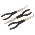 Sealey AK930 Needle Nose Pliers Set 3pc 280mm Ni - Fe Finish - AK930 - Sealey Tools UK - Trade Counter Direct
