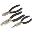 Sealey AK9333 Pliers Set 3pc Ni - Fe Finish - AK9333 - Sealey Tools UK - Trade Counter Direct