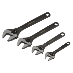 Sealey AK9567 Adjustable Wrench Set 4pc - AK9567 - Sealey Tools UK - Trade Counter Direct