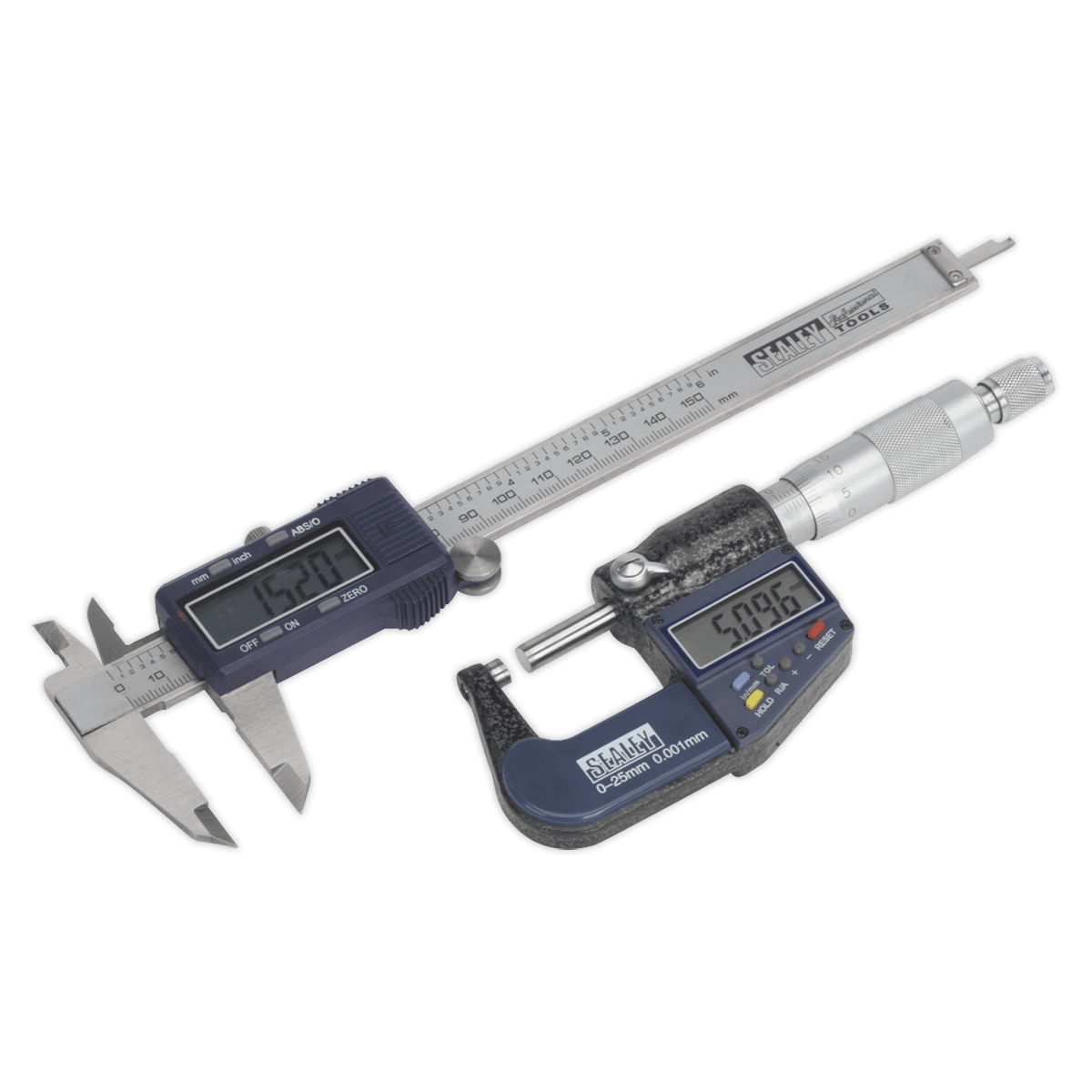 Sealey AK9637D Digital Measuring Set 2pc - AK9637D - Sealey Tools UK - Trade Counter Direct