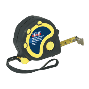 Sealey AK989 Rubber Tape Measure 5m(16ft) x 19mm - Metric/Imperial - AK989 - Sealey Tools UK - Trade Counter Direct