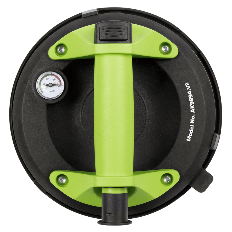 Sealey AK9894 Heavy Lift Suction Cup with Vacuum Grip Pressure Gauge - AK9894 - Sealey Tools UK - Trade Counter Direct