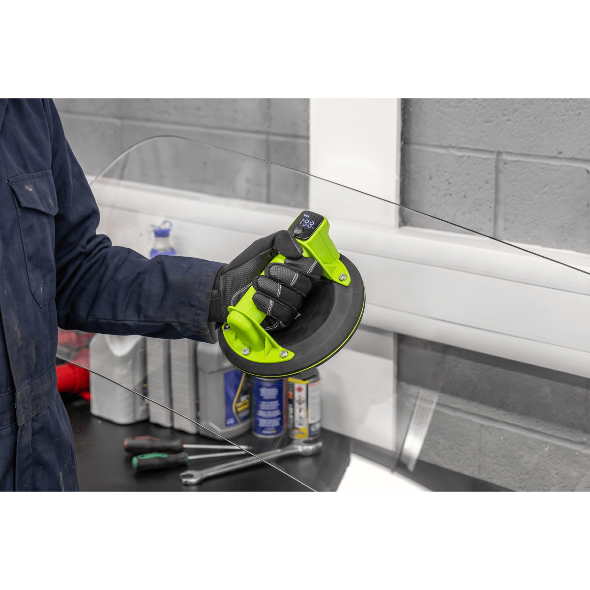 Sealey AK9896 Electric Suction Cup with Digital Display - AK9896 - Sealey Tools UK - Trade Counter Direct