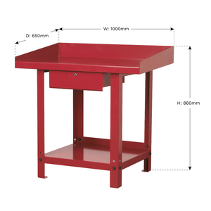 Sealey AP1010 Steel Workbench with Drawer 1m - AP1010 - Sealey Tools UK - Trade Counter Direct