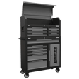 Sealey AP1080GR Superline Pro® Topchest & Rollcab Combination 12 Drawer & 1 Door Cupboard - Grey - AP1080GR - Sealey Tools UK - Trade Counter Direct