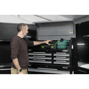 Sealey AP1080GR Superline Pro® Topchest & Rollcab Combination 12 Drawer & 1 Door Cupboard - Grey - AP1080GR - Sealey Tools UK - Trade Counter Direct