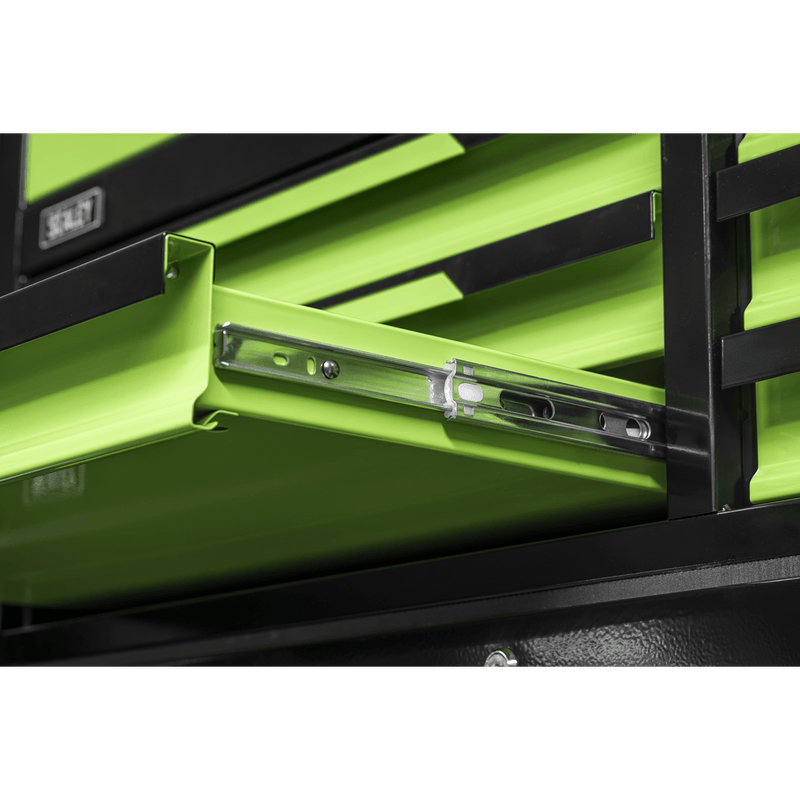 Sealey AP1080HVG Superline Pro® Topchest & Rollcab Combination 12 Drawer & 1 Door Cupboard - Green - AP1080HVG - Sealey Tools UK - Trade Counter Direct