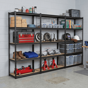 Sealey AP1200RCOMBO1 Racking Unit with 5 Shelves 220kg Capacity Per Level - Set of 3 - AP1200RCOMBO1 - Sealey Tools UK - Trade Counter Direct