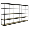 Sealey AP1200RCOMBO1 Racking Unit with 5 Shelves 220kg Capacity Per Level - Set of 3 - AP1200RCOMBO1 - Sealey Tools UK - Trade Counter Direct