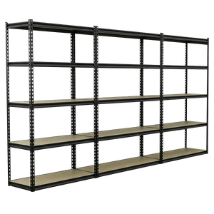 Sealey AP1200RCOMBO1 Racking Unit with 5 Shelves 220kg Capacity Per Level - Set of 3 - AP1200RCOMBO1 - Sealey Tools UK - Trade Counter Direct