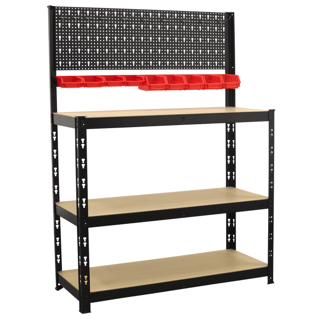 Sealey AP12601 Steel Workbench with Pegboard 1m - AP12601 - Sealey Tools UK - Trade Counter Direct
