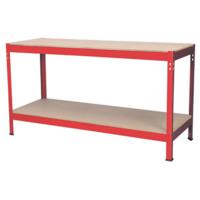 Sealey AP1535 Steel Workbench with Wooden Top 1.53m - AP1535 - Sealey Tools UK - Trade Counter Direct