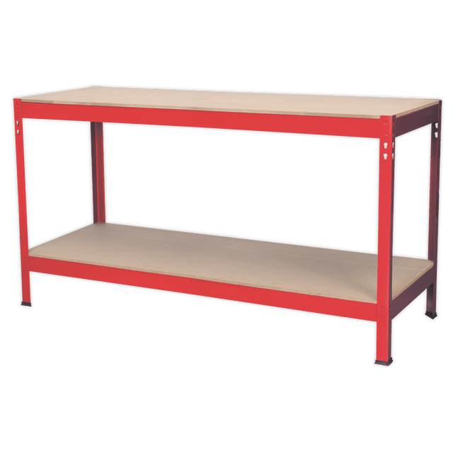 Sealey AP1535 Steel Workbench with Wooden Top 1.53m - AP1535 - Sealey Tools UK - Trade Counter Direct