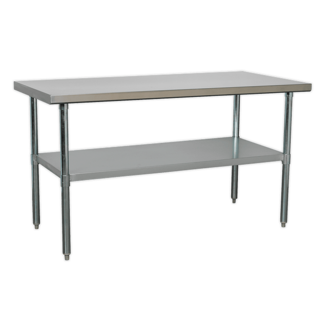 Sealey AP1560SS Stainless Steel Workbench 1.5m - AP1560SS - Sealey Tools UK - Trade Counter Direct