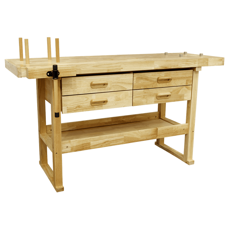 Sealey AP1640 Woodworking Bench with 4 Drawers - AP1640 - Sealey Tools UK - Trade Counter Direct