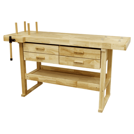 Sealey AP1640 Woodworking Bench with 4 Drawers - AP1640 - Sealey Tools UK - Trade Counter Direct