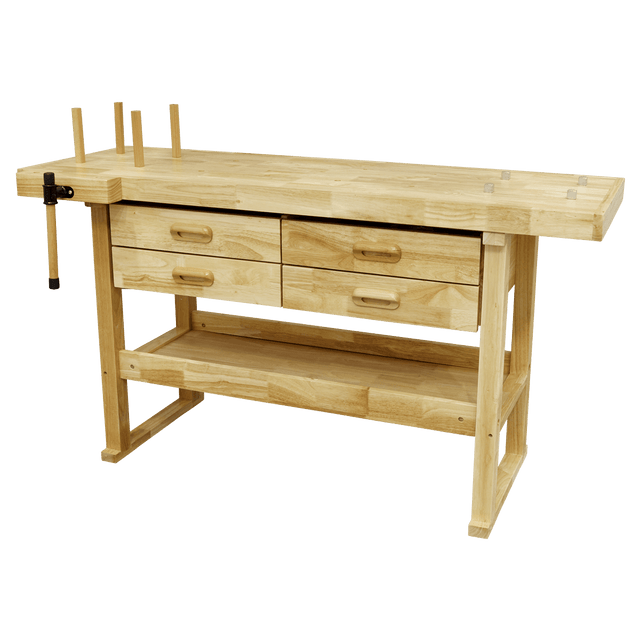Sealey AP1640 Woodworking Bench with 4 Drawers - AP1640 - Sealey Tools UK - Trade Counter Direct