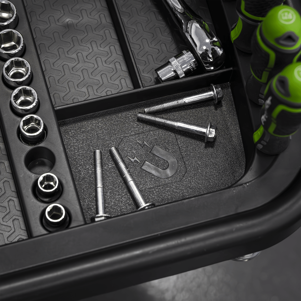Sealey AP201 Adjustable-Height Mobile Workstation with Removable Top Tray - AP201 - Sealey Tools UK - Trade Counter Direct