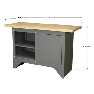 Sealey AP2010 Heavy-Duty Workbench with Cupboard - AP2010 - Sealey Tools UK - Trade Counter Direct