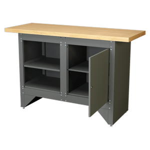 Sealey AP2010 Heavy-Duty Workbench with Cupboard - AP2010 - Sealey Tools UK - Trade Counter Direct