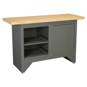 Sealey AP2010 Heavy-Duty Workbench with Cupboard - AP2010 - Sealey Tools UK - Trade Counter Direct