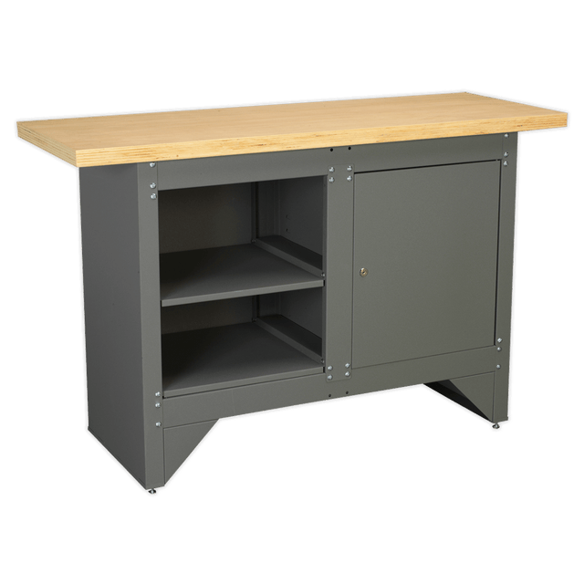 Sealey AP2010 Heavy-Duty Workbench with Cupboard - AP2010 - Sealey Tools UK - Trade Counter Direct
