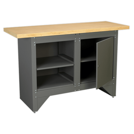 Sealey AP2010 Heavy-Duty Workbench with Cupboard - AP2010 - Sealey Tools UK - Trade Counter Direct