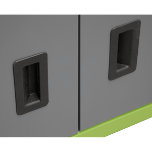 Sealey AP2200BBHV American PRO® Topchest & Rollcab Combination 6 Drawer - Green/Grey - AP2200BBHV - Sealey Tools UK - Trade Counter Direct