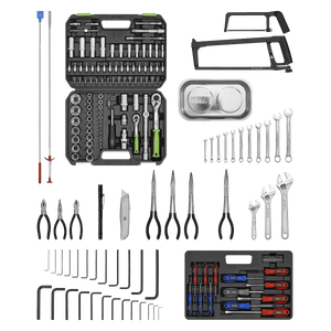 Sealey AP2200COMBOHV American PRO® Topchest & Rollcab Combination 6 Drawer with 170pc Tool Kit - Green/Grey - AP2200COMBOHV - Sealey Tools UK - Trade Counter Direct