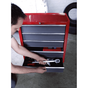 Sealey AP22505BB American PRO® Rollcab 5 Drawer - Red/Grey - AP22505BB - Sealey Tools UK - Trade Counter Direct
