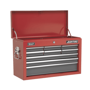 Sealey AP22509BB American PRO® Topchest 9 Drawer - Red/Grey - AP22509BB - Sealey Tools UK - Trade Counter Direct