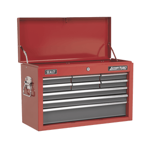 Sealey AP22509BB American PRO® Topchest 9 Drawer - Red/Grey - AP22509BB - Sealey Tools UK - Trade Counter Direct