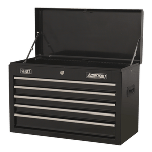 Sealey AP225B American PRO® Topchest 5 Drawer - Black - AP225B - Sealey Tools UK - Trade Counter Direct