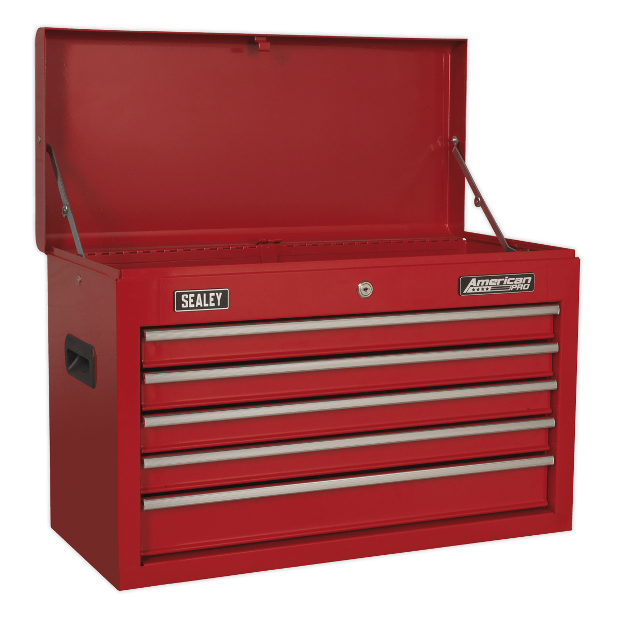 Sealey AP225COMBO American PRO® Topchest 5 Drawer with 272pc Tool Kit - Red - AP225COMBO - Sealey Tools UK - Trade Counter Direct