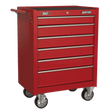 Sealey AP226 American PRO® Rollcab 6 Drawer - Red - AP226 - Sealey Tools UK - Trade Counter Direct