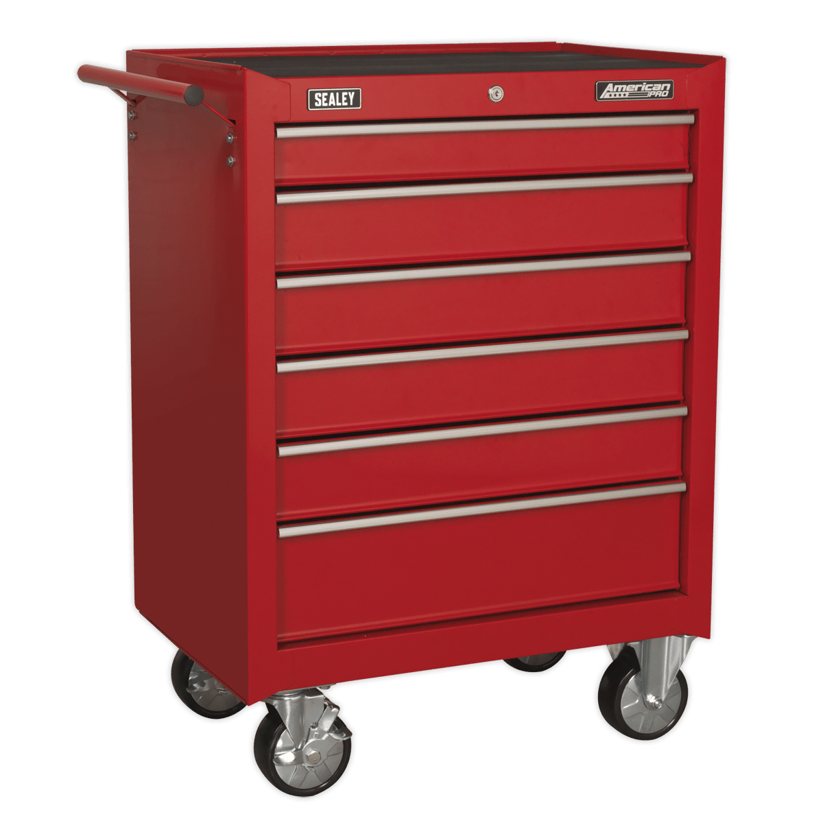 Sealey AP226 American PRO® Rollcab 6 Drawer - Red - AP226 - Sealey Tools UK - Trade Counter Direct