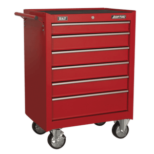 Sealey AP226 American PRO® Rollcab 6 Drawer - Red - AP226 - Sealey Tools UK - Trade Counter Direct